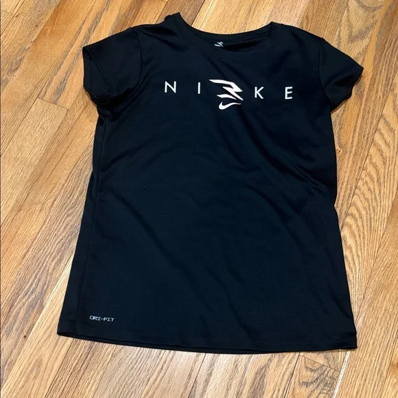 Nike tennis outfit black top pink skort size L - Picture 3 of 5